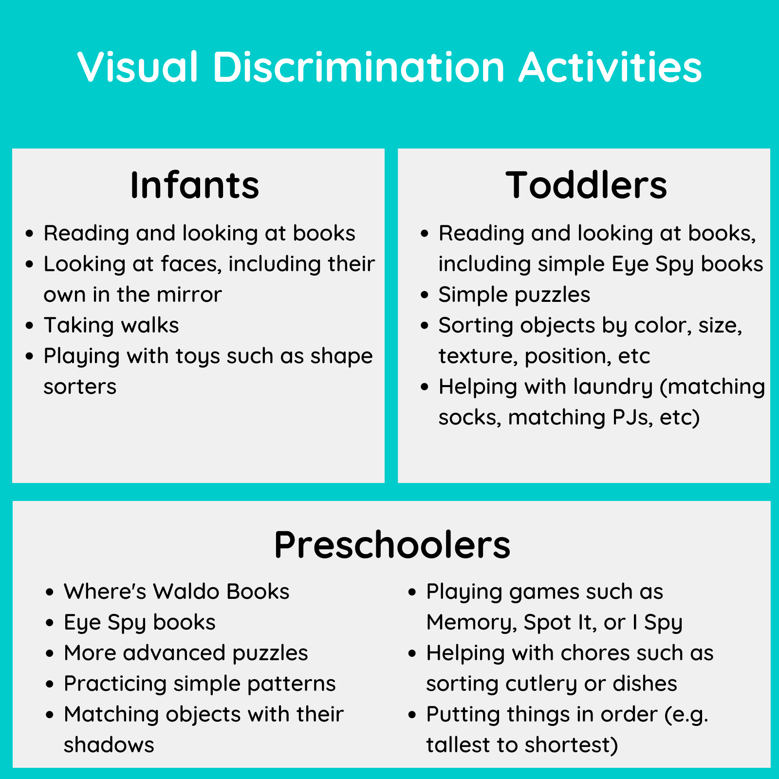 Visual Discrimination Skills